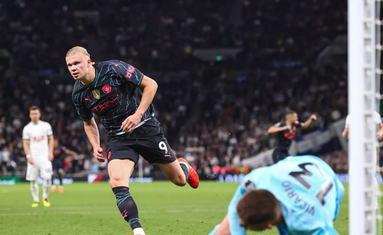Magoli Mawili ya Haaland Yarejesha Man City Kileleni mwa Msimamo wa Ligi