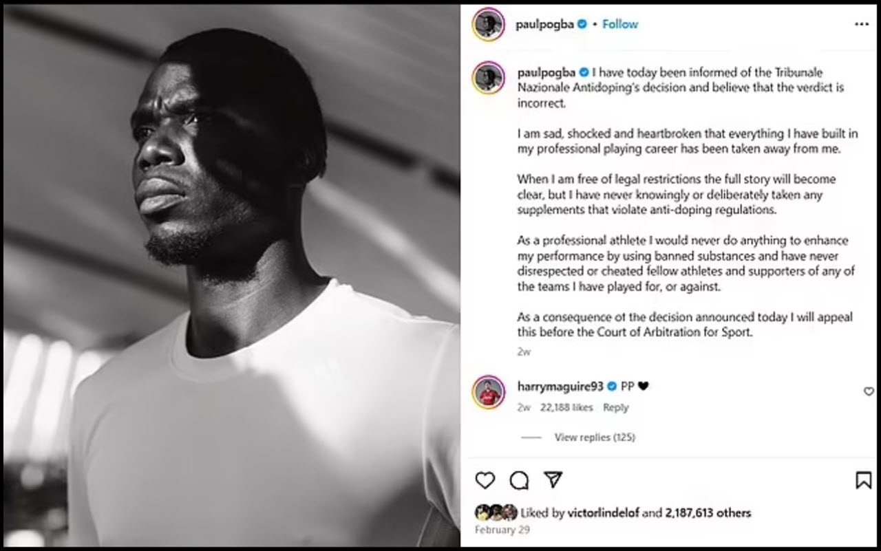 Paul Pogba Ageukia Filamu Baada ya Kufungiwa Soka kwa Miaka Minne