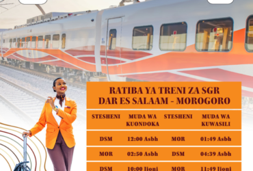 Dar es Salaam Morogoro Treni ya SGR