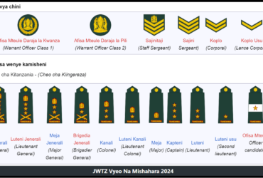 JWTZ Vyeo Na Mishahara 2024