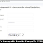 Jinsi Ya Kuangalia Taarifa Zangu Za NIDA 2024