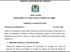 Ajira Mpya za Walimu Tanzania 2024 Nafasi 11015 Zatangazwa Maombi Hadi Agosti 2