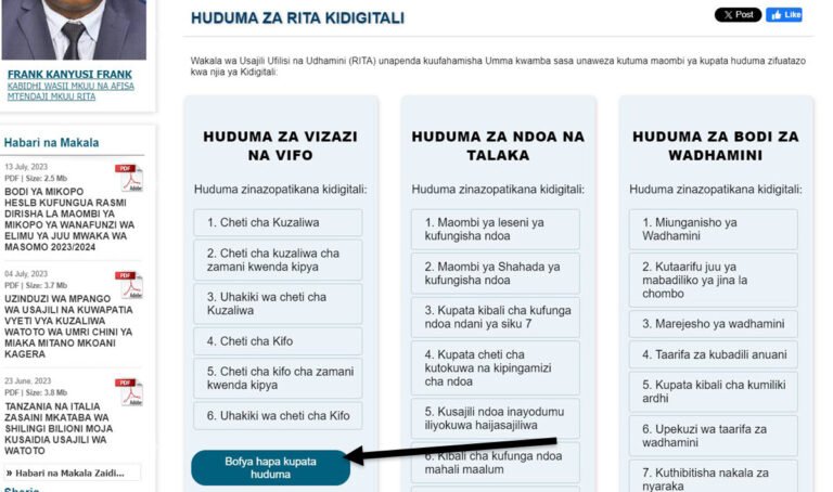 ERITA Portal: Uhakiki Wa Cheti Cha Kuzaliwa 2024 (Njia Rahisi) » HABARI ...