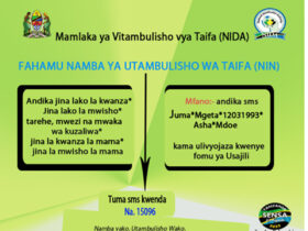 Jinsi ya Kupata Namba ya NIDA Kwa SMS
