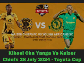 Kikosi Cha Yanga Vs Kaizer Chiefs 28 July 2024 Toyota Cup
