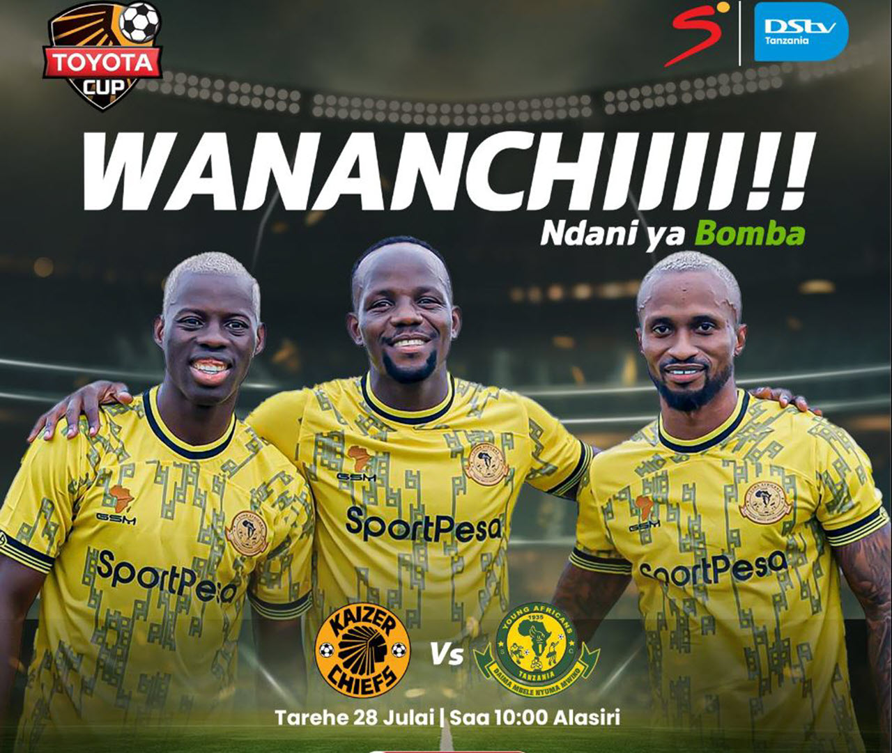 Matokeo ya Kaizer chiefs Vs Yanga Leo Toyota Cup