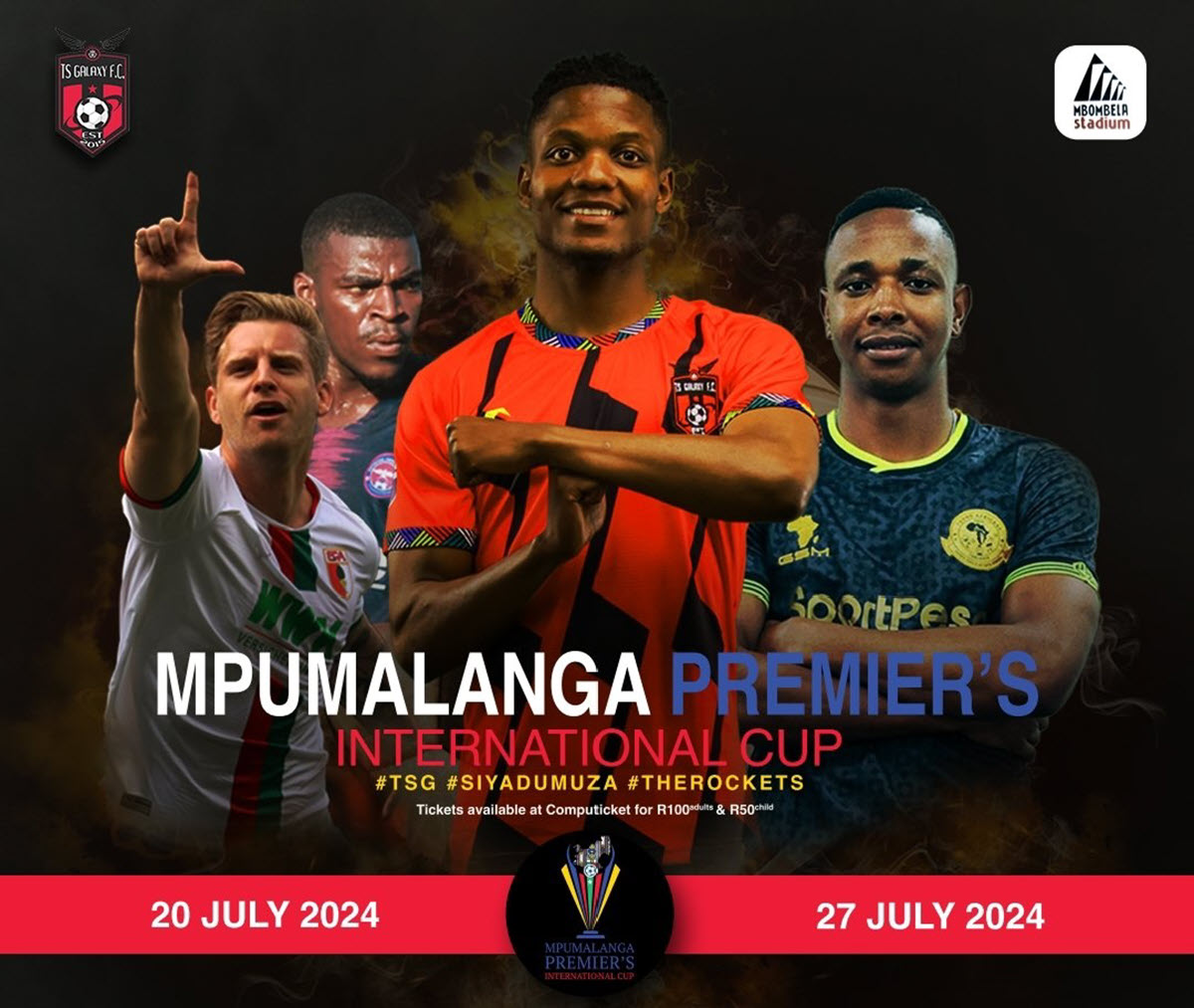Timu Zinazoshiriki Mpumalanga Premiers International Cup 2024
