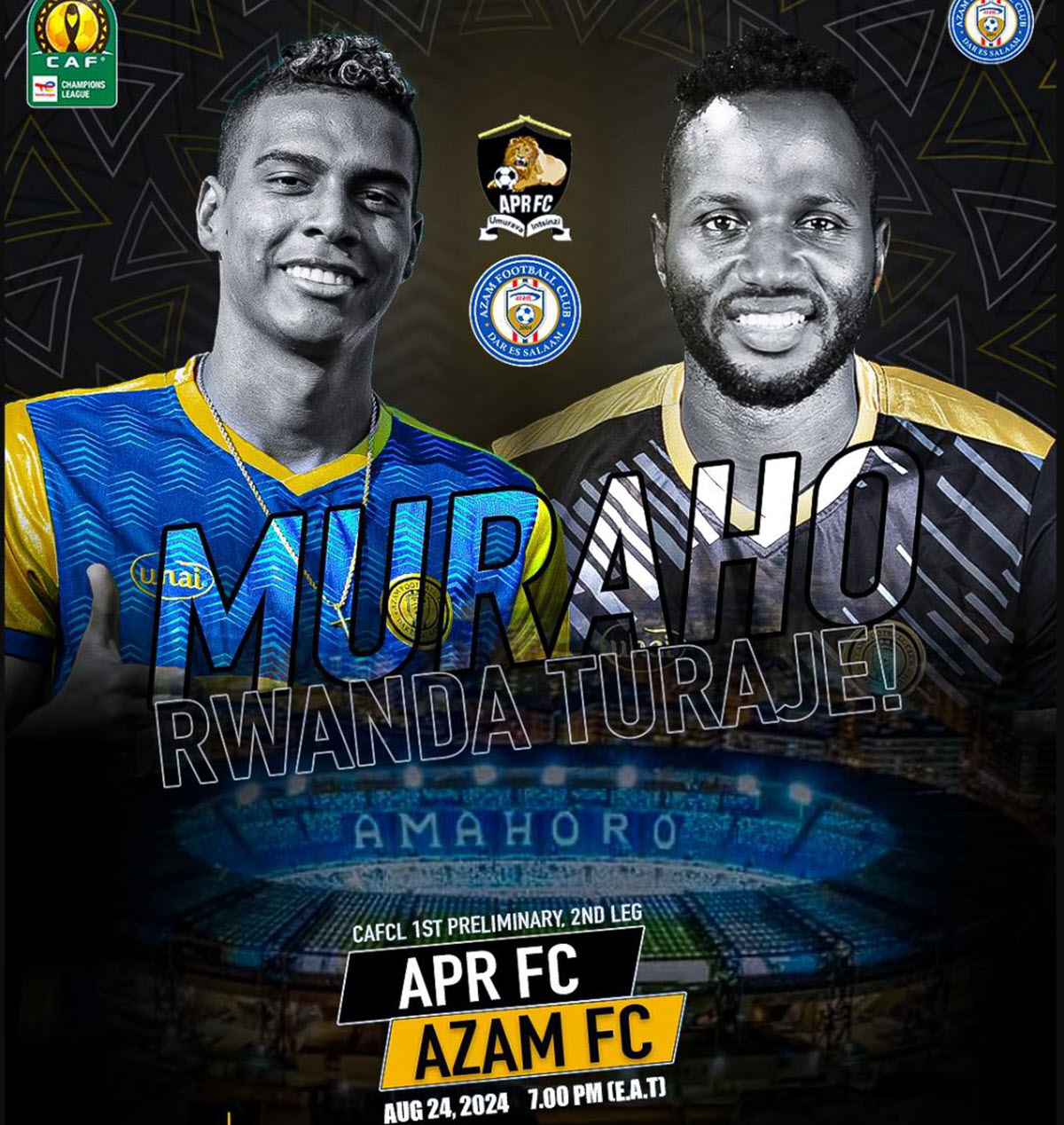 Kikosi cha Azam Fc VS APR Leo
