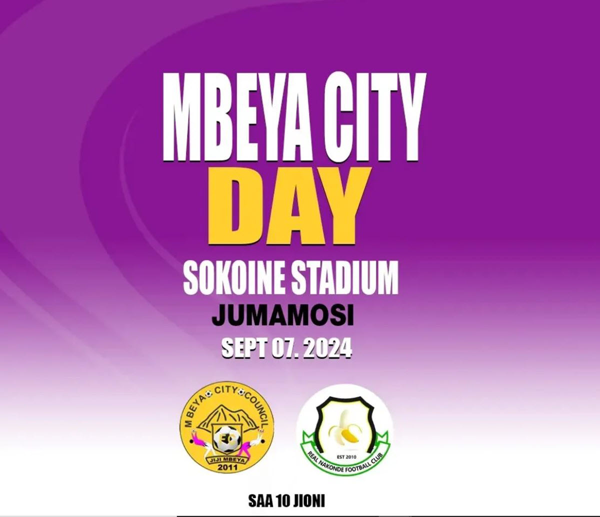 Mbeya City FC Kucheza Dhidi ya Real Nakonde Siku ya Mbeya City Day