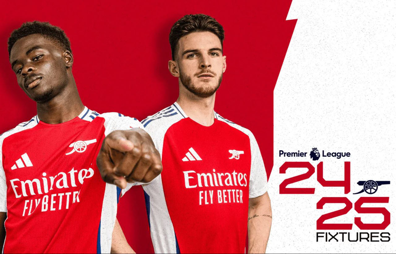 Ratiba ya Arsenal 2024/2025