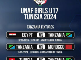 Ratiba ya Timu ya Taifa wasichana U17 Serengeti Girls UNAF Tunisia 2024