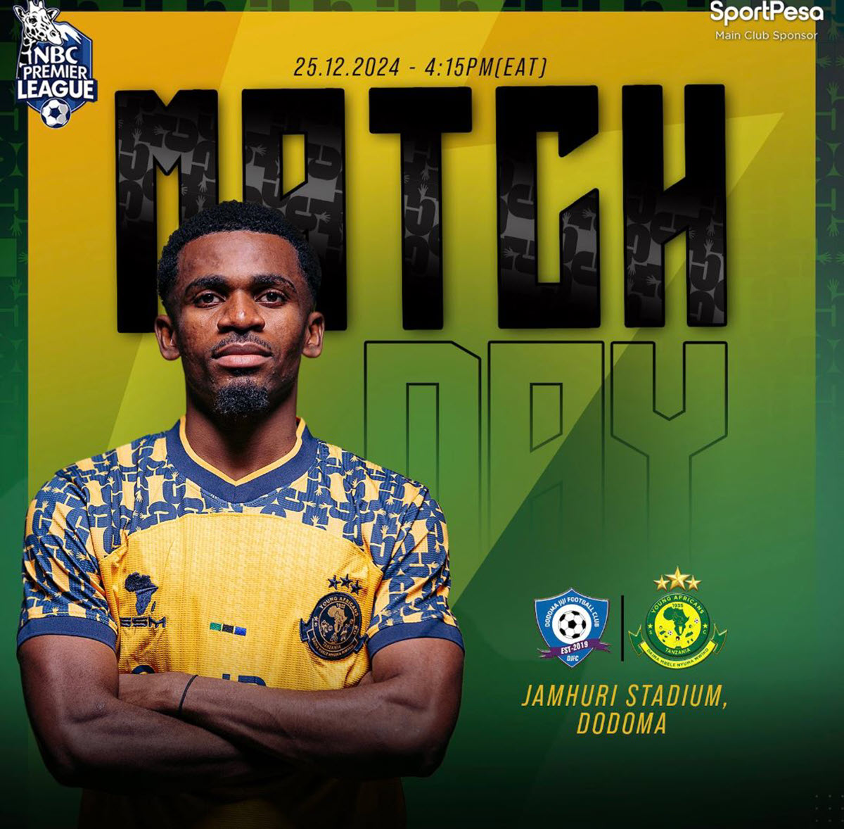 Kikosi cha Yanga Vs Dodoma Jiji leo