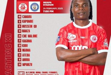 Hiki Apa Kikosi cha Simba vs Azam Fc Leo