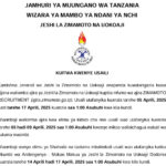 Usaili Jeshi la Zimamoto 2025 Kuanza Aprili 5 17 2025