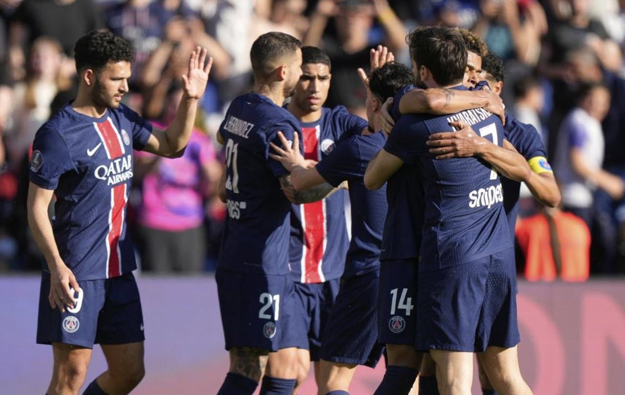 PSG Yatwaa Ubingwa Ligi Kuu Ufaransa 2024/2025 Huku wakiwa Bado na Michezo 6