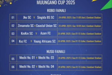Ratiba ya Kombe la Muungano 2025