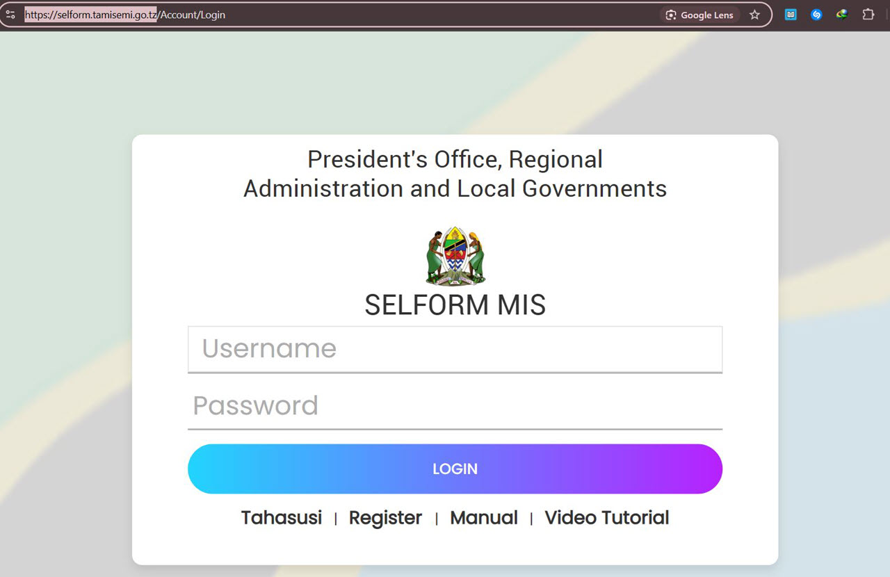 tamisemi website