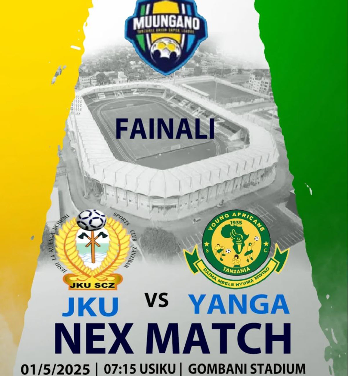 JKU vs Yanga Leo 01/05/2025 Saa Ngapi?