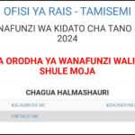Majina ya Waliochaguliwa Kidato cha Tano Dar es Salaam 2025 2026