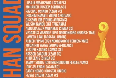 Kikosi cha Tanzania CHAN 2024