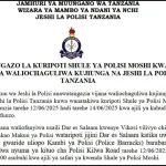 Majina ya Waliochaguliwa Kujiunga Jeshi la Polisi 2025