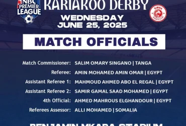 Mechi ya Yanga vs Simba Kupigwa Chini ya Uangalizi wa Waamuzi Kutoka Misri