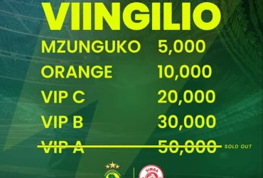 Viingilio Mechi ya Yanga Vs Simba 25 06 2025