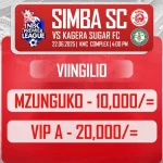 Viingilio Simba Sc VS Kagera Sugar 22 06 2025