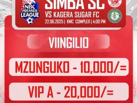 Viingilio Simba Sc VS Kagera Sugar 22 06 2025