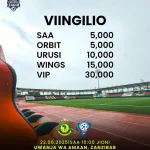 Viingilio Yanga VS Dodoma Jiji 22 06 2025