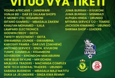 Vituo Vya Tiketi Mechi ya Yanga Vs Simba 25 06 2025