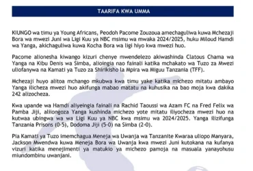Kocha wa Yanga Miloud Hamdi Ashinda Tuzo ya Kocha Bora wa NBC June 2024