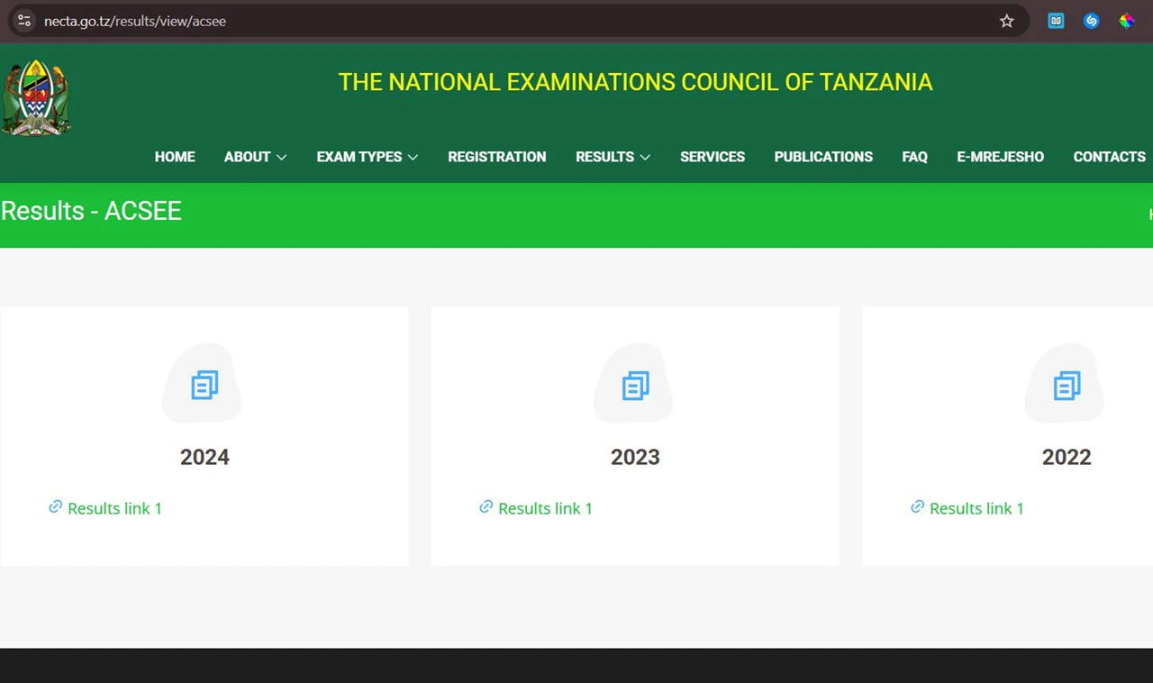 Matokeo ya Kidato cha Sita 2025 NECTA ACSEE