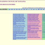 Matokeo ya Ualimu Ngazi ya Cheti 2025 NECTA GATCE Results
