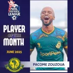 Pacome Zouzoua Atwaa Tuzo ya Mchezaji Bora Ligi Kuu Tanzania Bara Juni