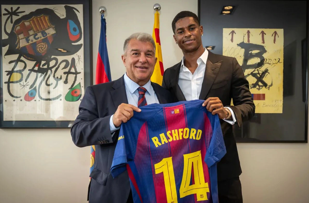 Rashford Kuvaa Jezi Namba 14 Barcelona