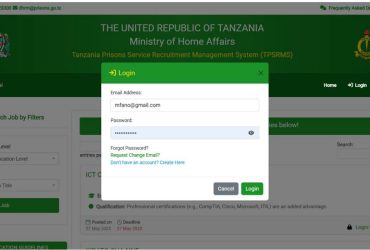 Kuingia Kwenye Mfumo Login