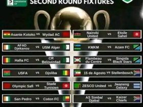 Ratiba ya Kombe la Shirikisho Afrika CAF 2025 2026 Raundi ya Pili