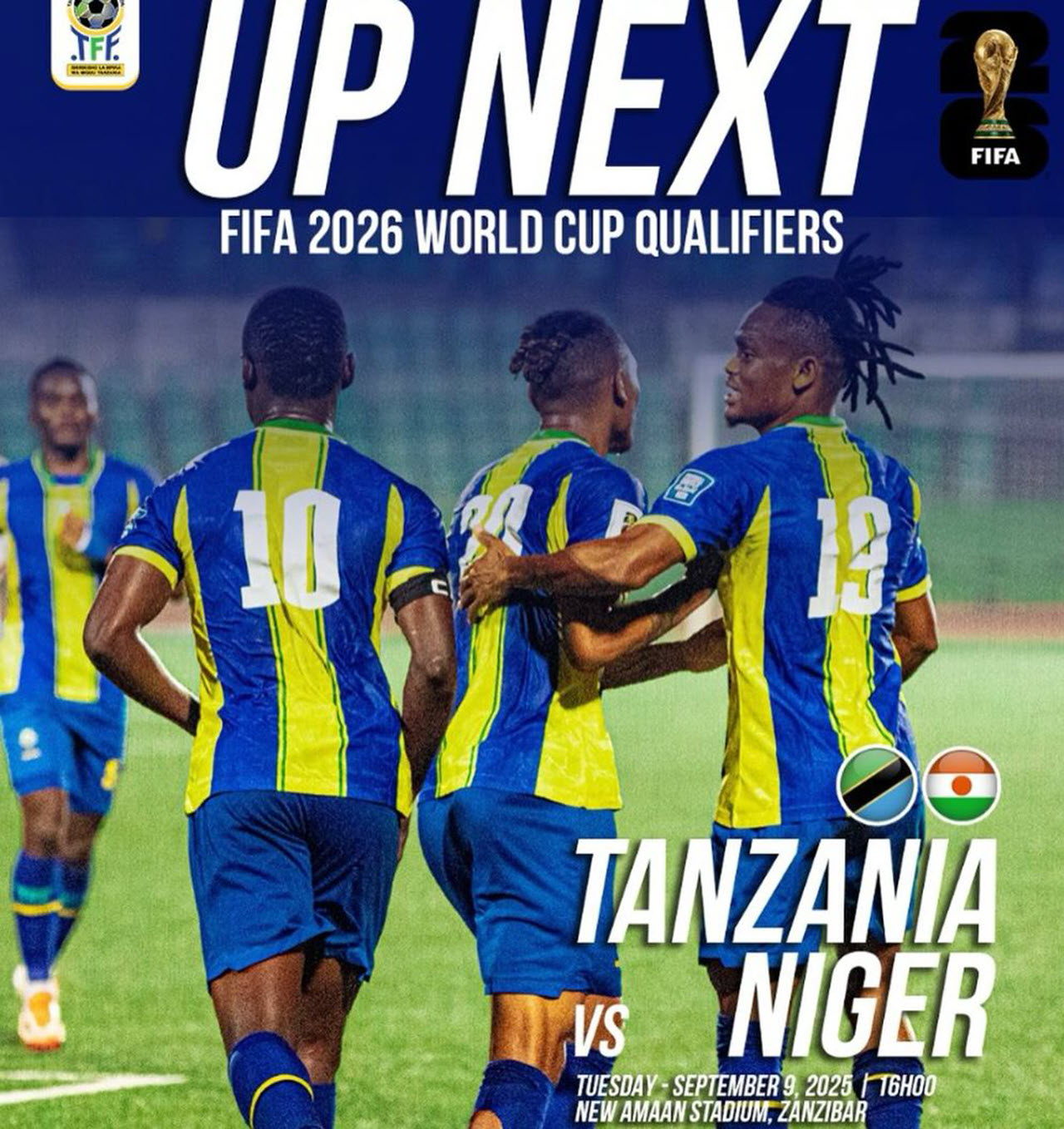 Ratiba ya Timu ya Taifa ya Tanzania ya Kufuzu Kombe la Dunia 2026