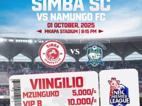 Viingilio Mechi ya Simba vs Namungo FC 01 10 2025