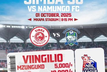 Viingilio Mechi ya Simba vs Namungo FC 01 10 2025
