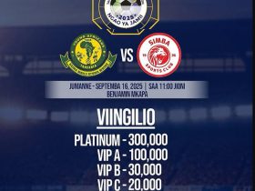 Viingilio Mechi ya Yanga VS Simba Ngao ya Jamii 2025