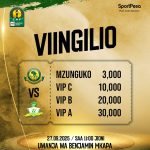 Viingilio Mechi ya Yanga vs Wiliete SC 27 09 2025