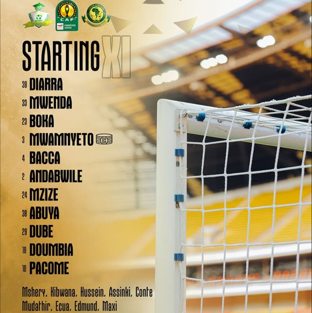 Kikosi cha Yanga vs Wiliete Sc Leo 19/09/2025