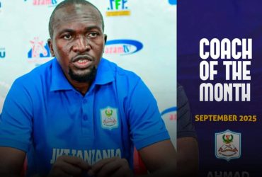 Ahmad Ali Ashinda Tuzo ya Kocha Bora Mwezi Septemba 2025 2026