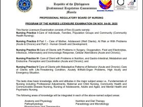 PNLE Nursing Licensure Exam Result For November 2025