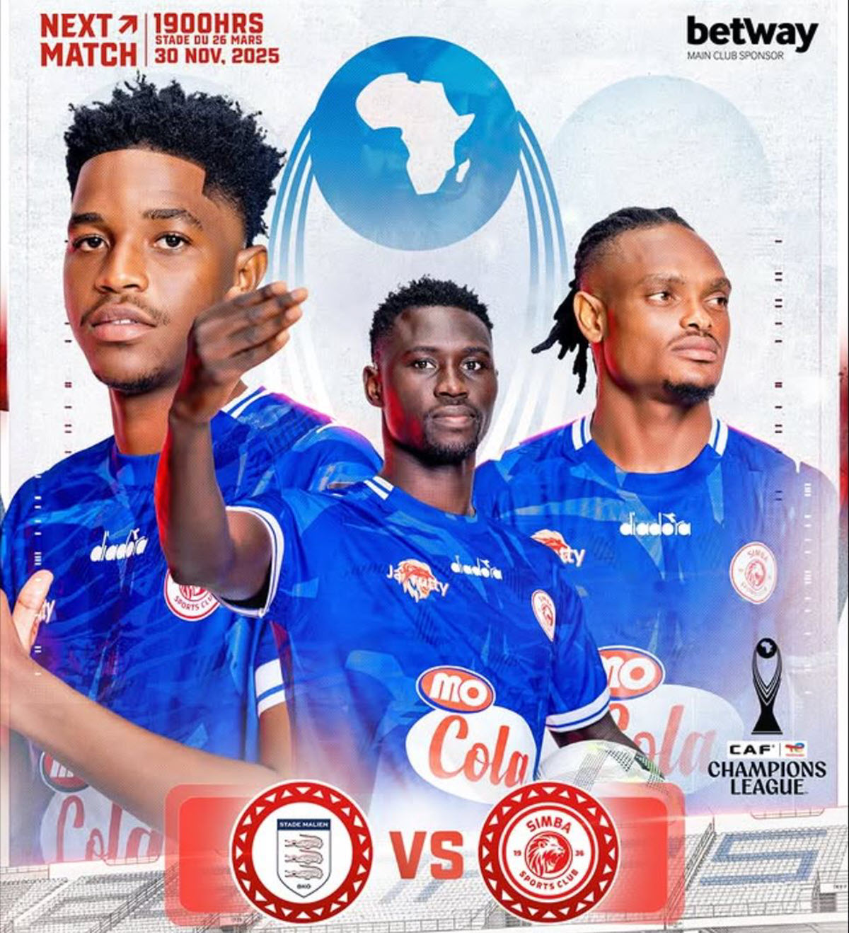 Kikosi cha Simba vs Stade Malien leo 30/11/2025