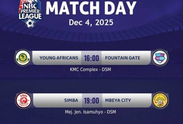 Ratiba ya Mechi za Ligi Kuu NBC Leo 04 12 2025