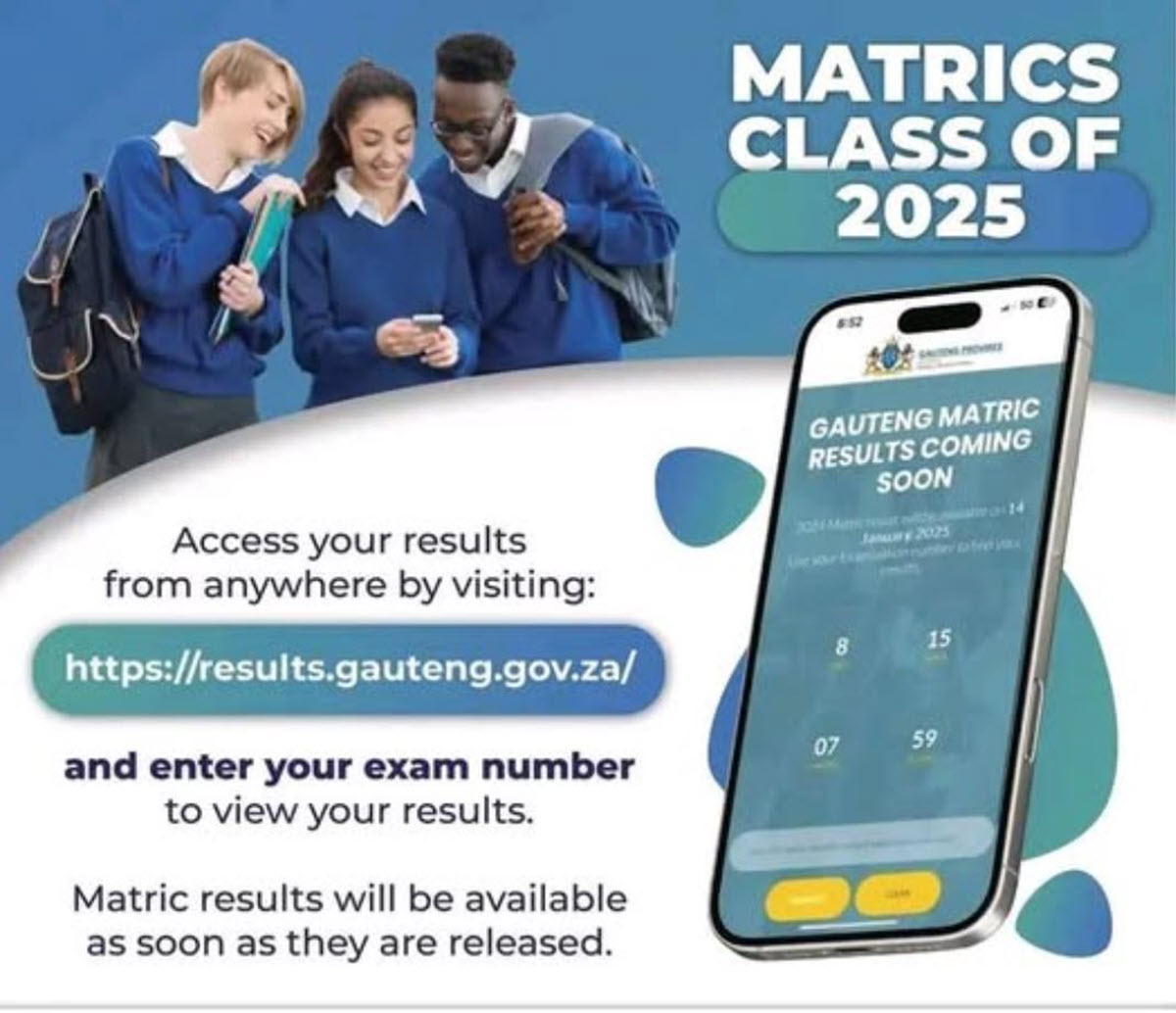 When will 2025 Matric Results Released Online?