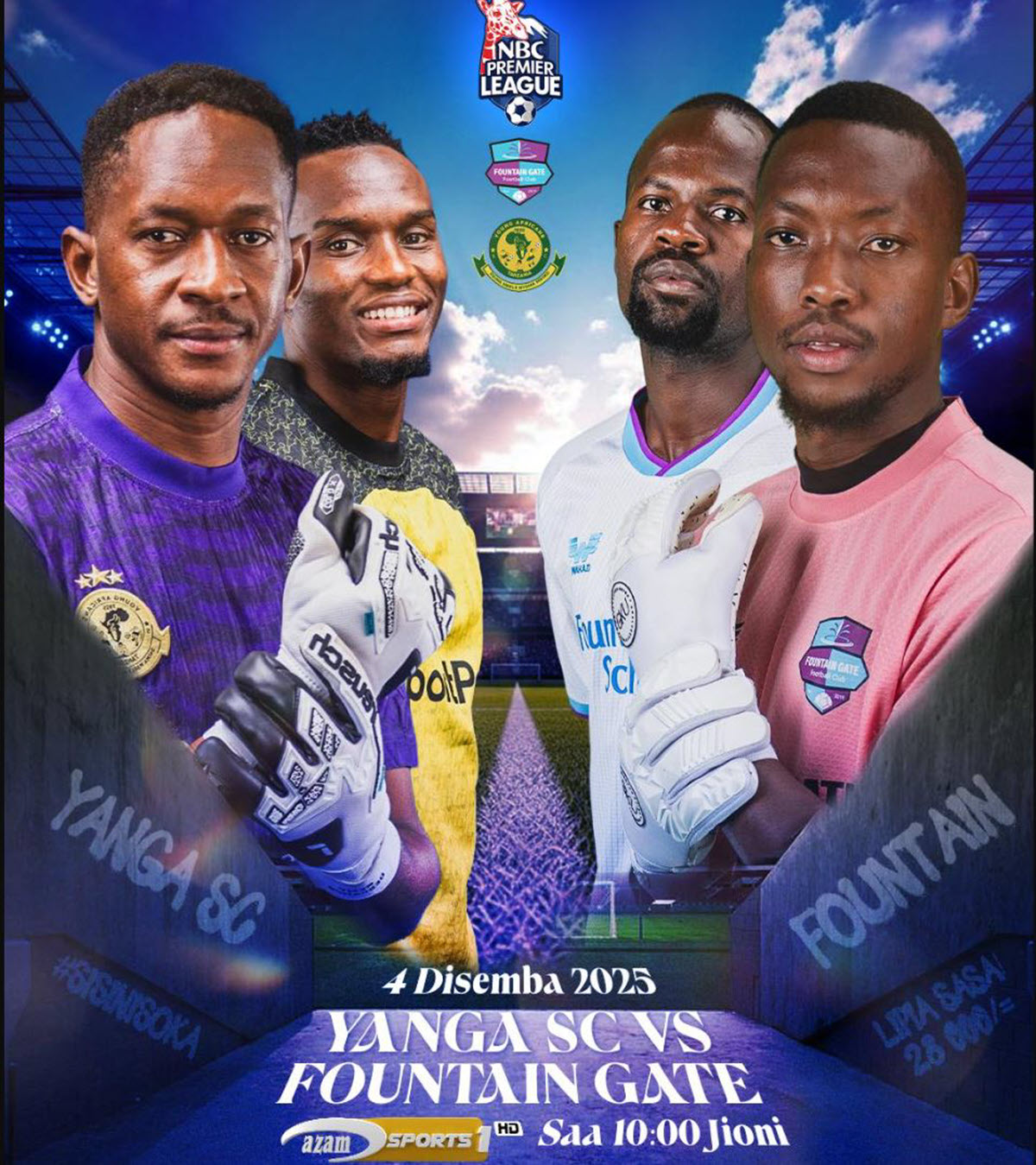 Matokeo ya Yanga VS Fountain Gate Leo 04/12/2025